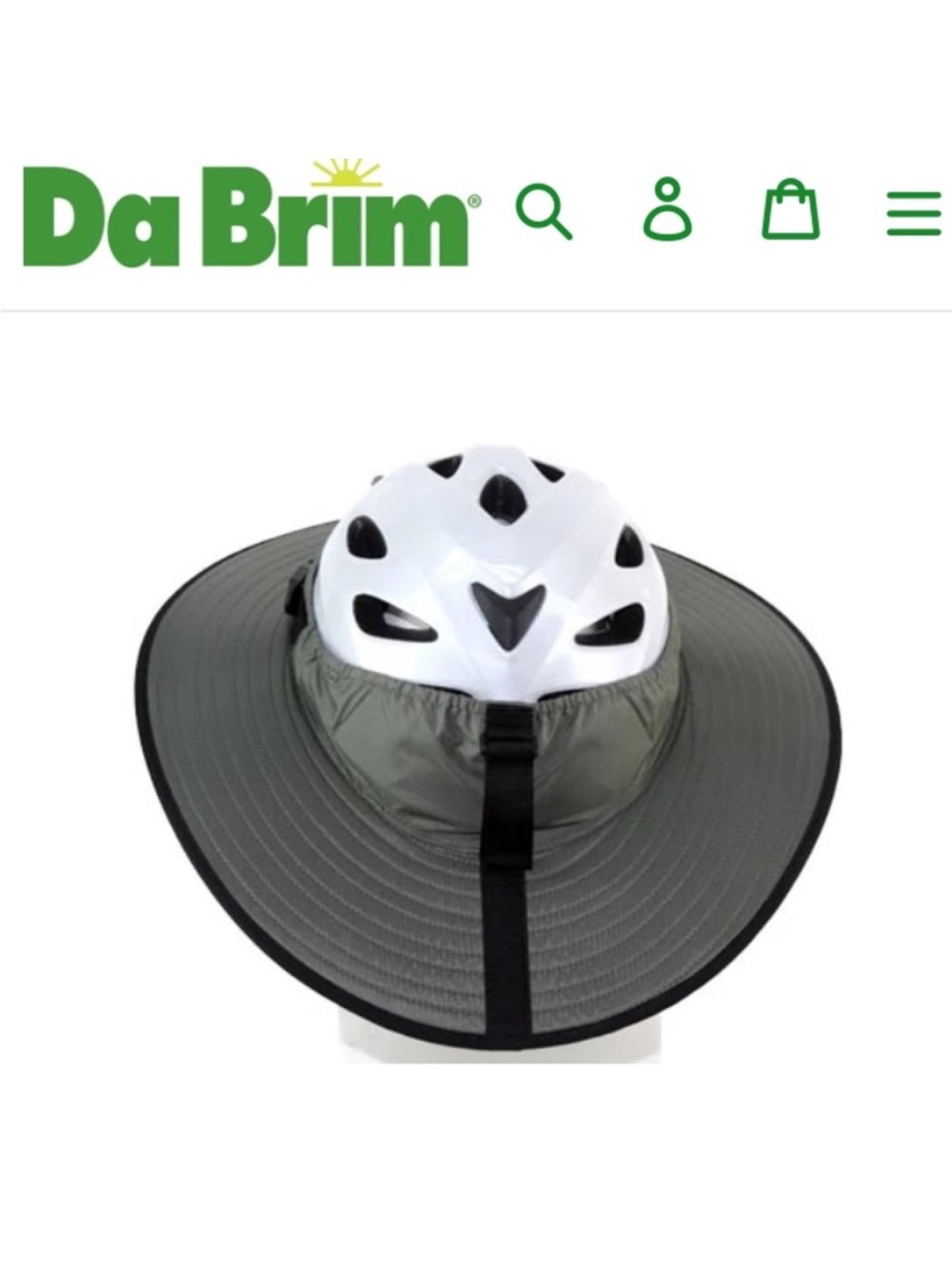 Da Brim Cycling Classic Visor - Gray